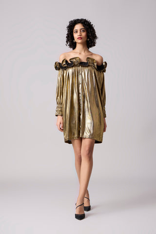 Gia Metallic Dress