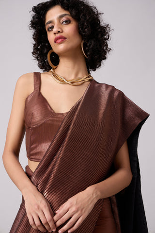 Navya Saree - Micropleated