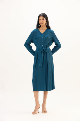Emerson Dress - Teal Blue