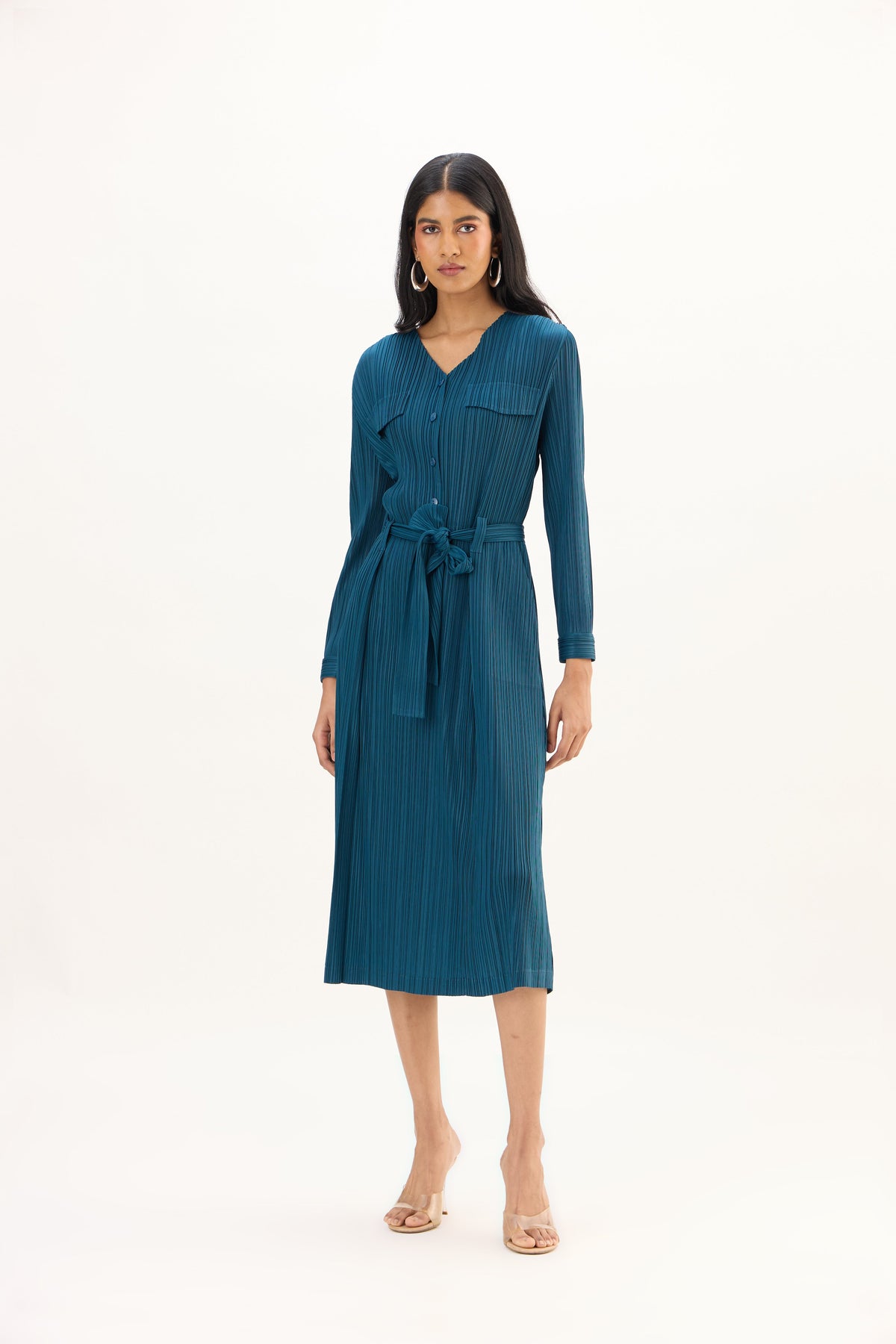 Emerson Dress - Teal Blue