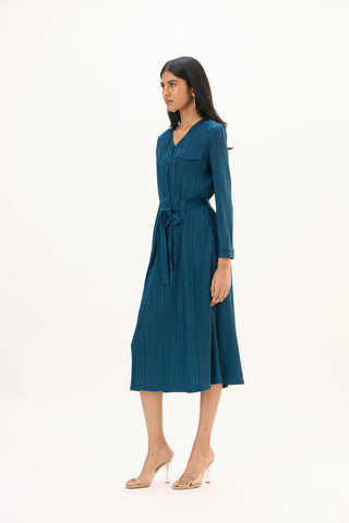 Emerson Dress - Teal Blue