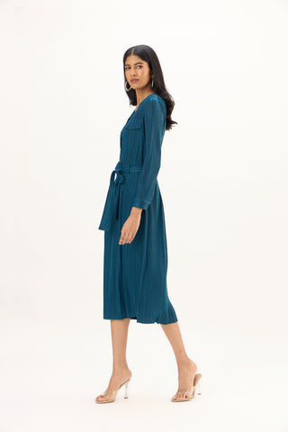 Emerson Dress - Teal Blue