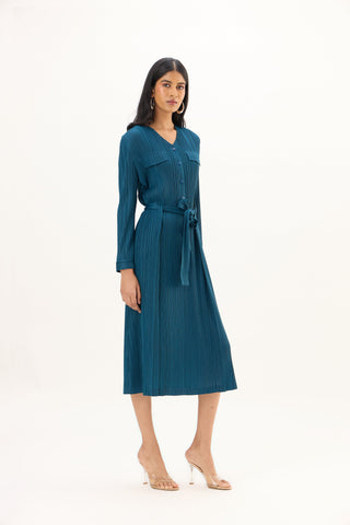 Emerson Dress - Teal Blue