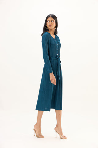 Emerson Dress - Teal Blue