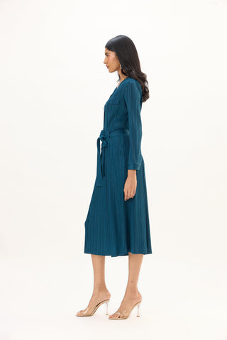 Emerson Dress - Teal Blue