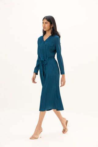Emerson Dress - Teal Blue