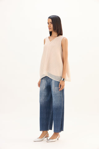 Denim Wash Pants - Blue