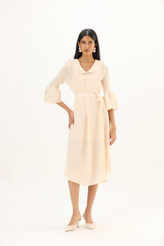 Trudy Dress - Apricot Cream
