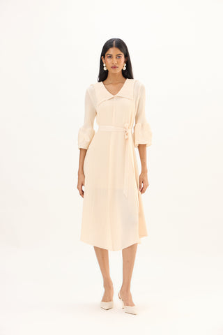 Trudy Dress - Apricot Cream