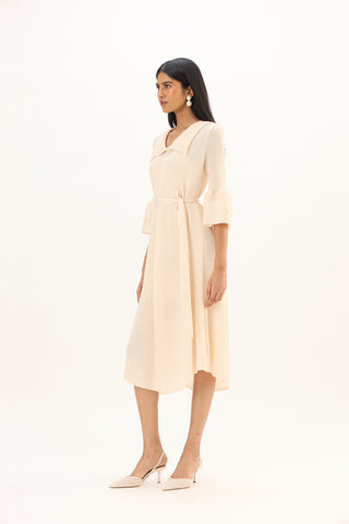 Trudy Dress - Apricot Cream
