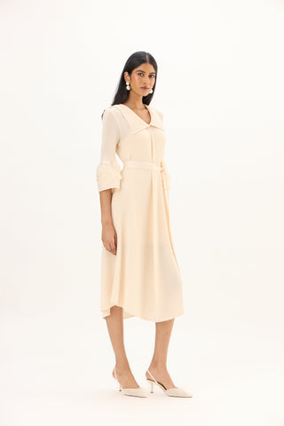 Trudy Dress - Apricot Cream