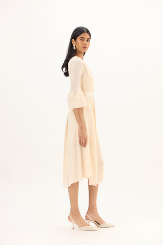 Trudy Dress - Apricot Cream
