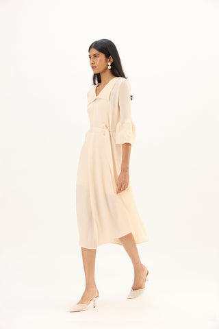 Trudy Dress - Apricot Cream