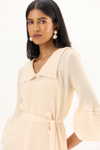 Trudy Dress - Apricot Cream
