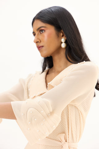 Trudy Dress - Apricot Cream