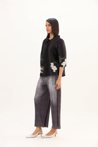 Denim Wash Pants - Black