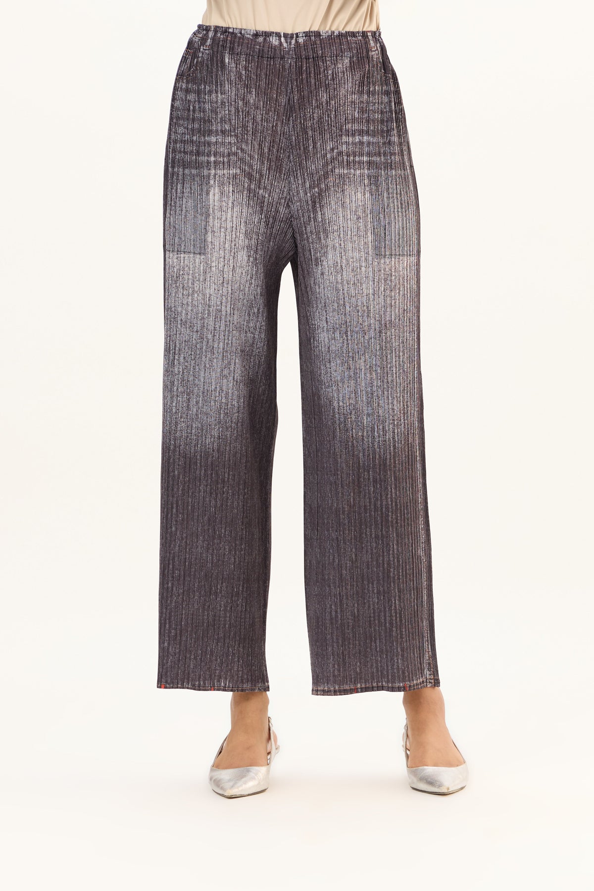 Denim Wash Pants - Black