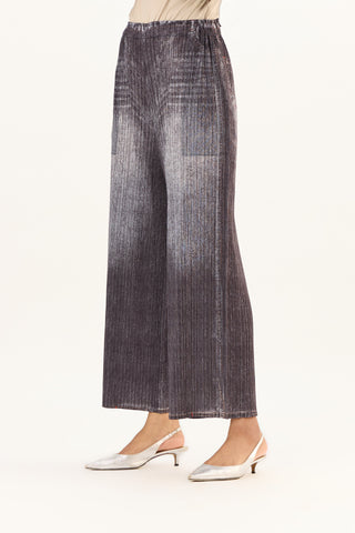 Denim Wash Pants - Black