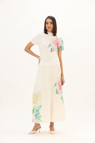 Amelia Rose Maxi Set - Off White
