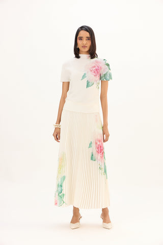 Amelia Rose Maxi Set - Off White
