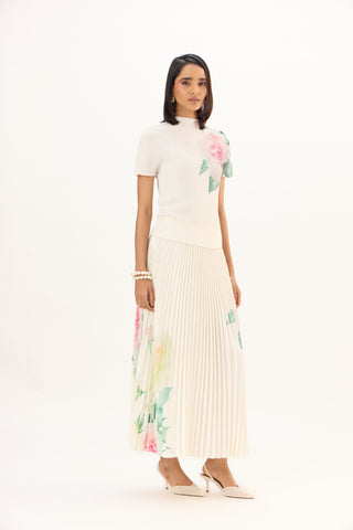 Amelia Rose Maxi Set - Off White