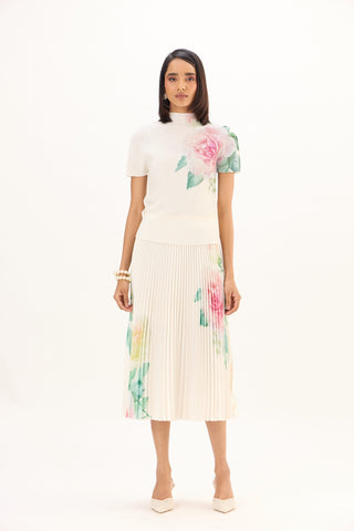 Amelia Rose Midi Set - Off White