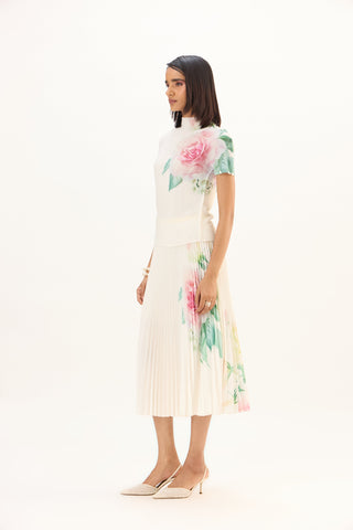 Amelia Rose Midi Set - Off White