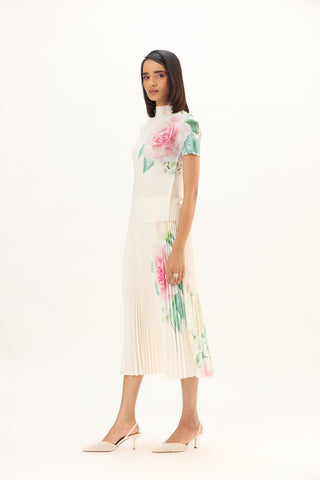 Amelia Rose Midi Set - Off White