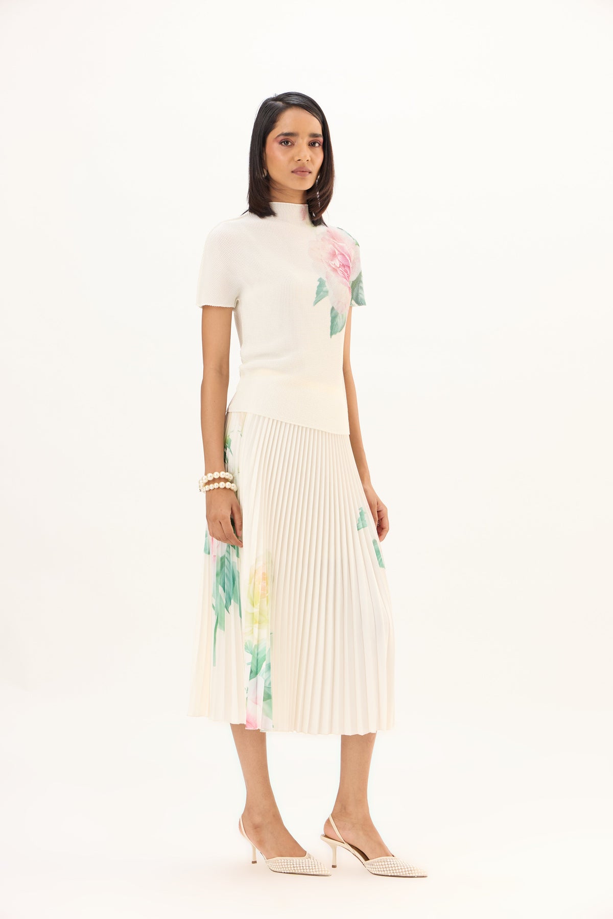 Amelia Rose Midi Set - Off White