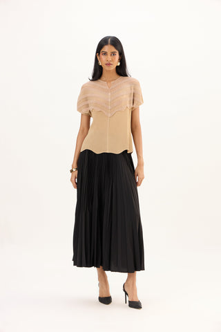 Antoinette Top - Light Mocha
