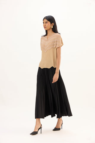 Antoinette Top - Light Mocha