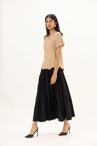 Antoinette Top - Light Mocha