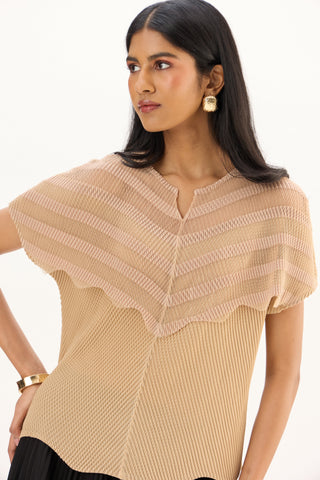 Antoinette Top - Light Mocha