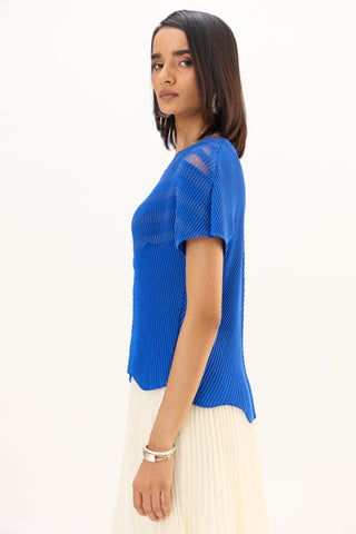 Antoinette Top - Sapphire Blue