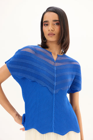 Antoinette Top - Sapphire Blue