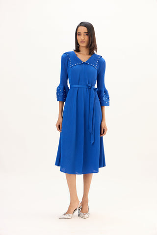 Trudy Dress - Sapphire Blue