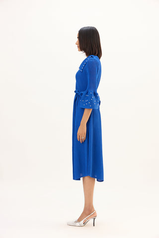 Trudy Dress - Sapphire Blue
