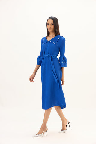 Trudy Dress - Sapphire Blue