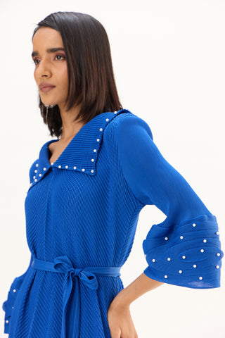 Trudy Dress - Sapphire Blue