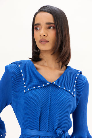 Trudy Dress - Sapphire Blue