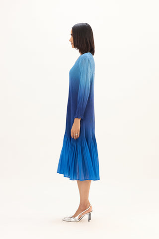 Ava Dress - Ombre Blue