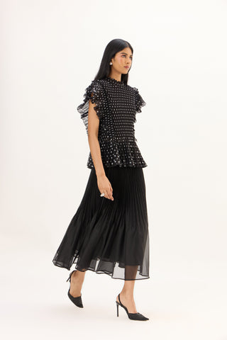 Molly Polka Top - Black