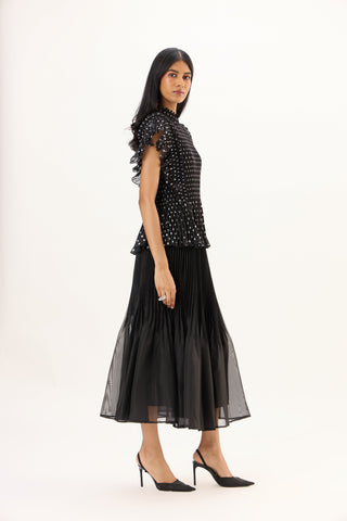 Molly Polka Top - Black