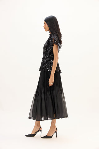 Molly Polka Top - Black