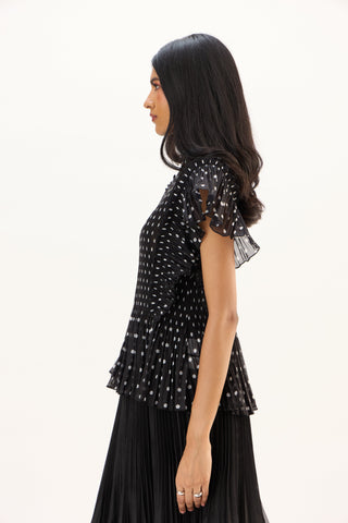 Molly Polka Top - Black