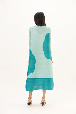 Hester Print Dress - Mint