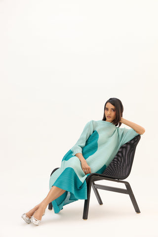 Hester Print Dress - Mint