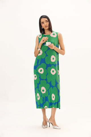 Rio Floral Dress - Green