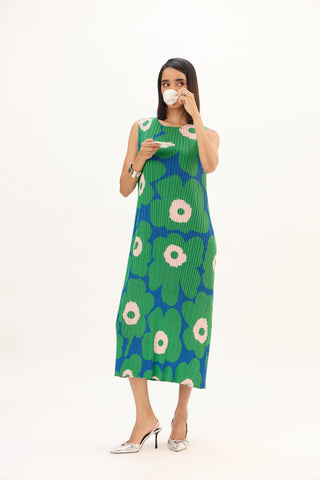 Rio Floral Dress - Green