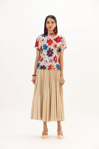 Flora Top - Beige